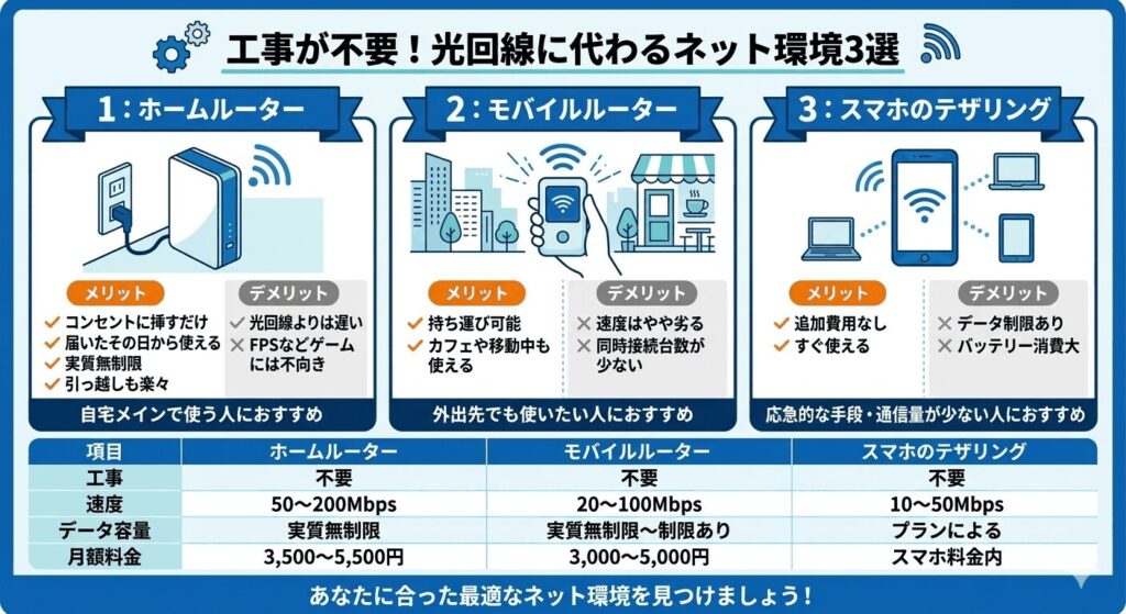 3-alternatives-without-fiber-construction
