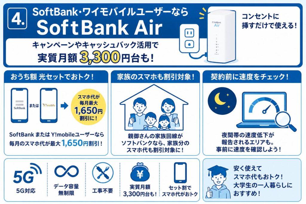 大学生_おすすめ④SoftBank_Air_ワイモバイルユーザー向け