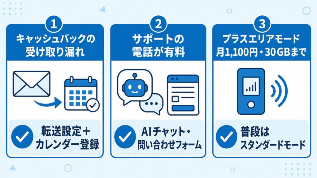GMOとくとくBB_対処すれば避けられる3つの対策